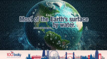 most of earths surface is covered by water anglu kalbos mokomasis testas